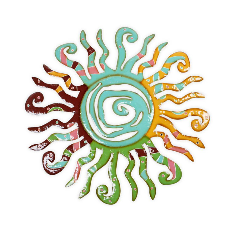 Plow & Hearth Boho Landscape & Nature Wall Decor on Metal Wayfair